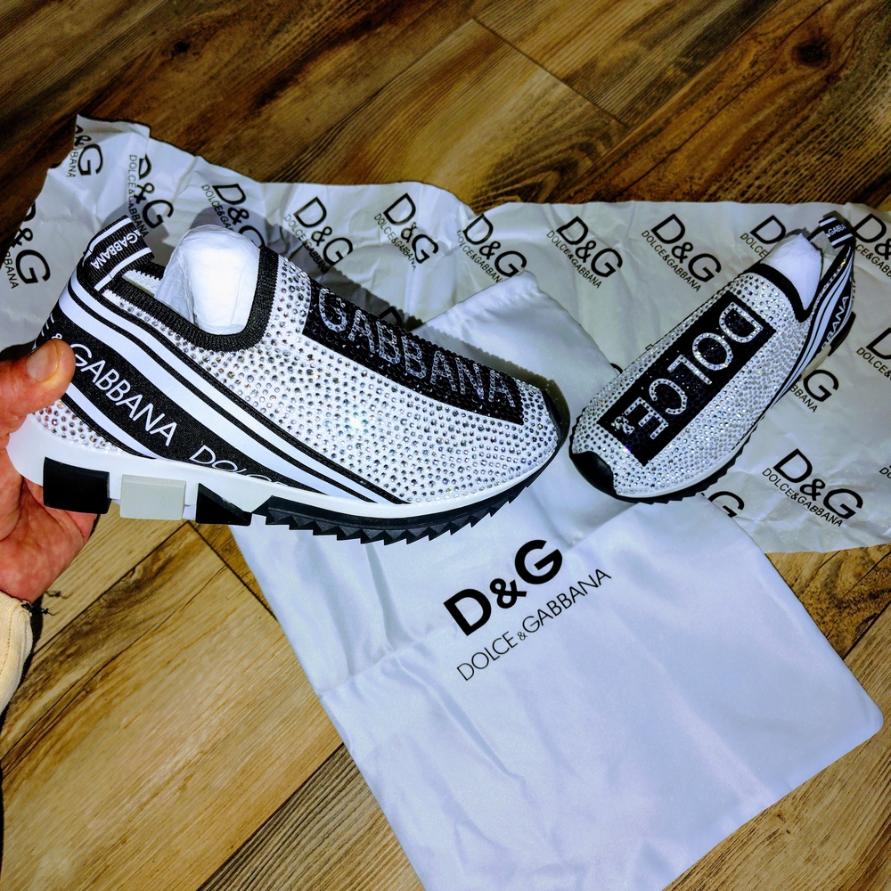 Dolce & Gabbana Monochrome Slip-On Sneakers